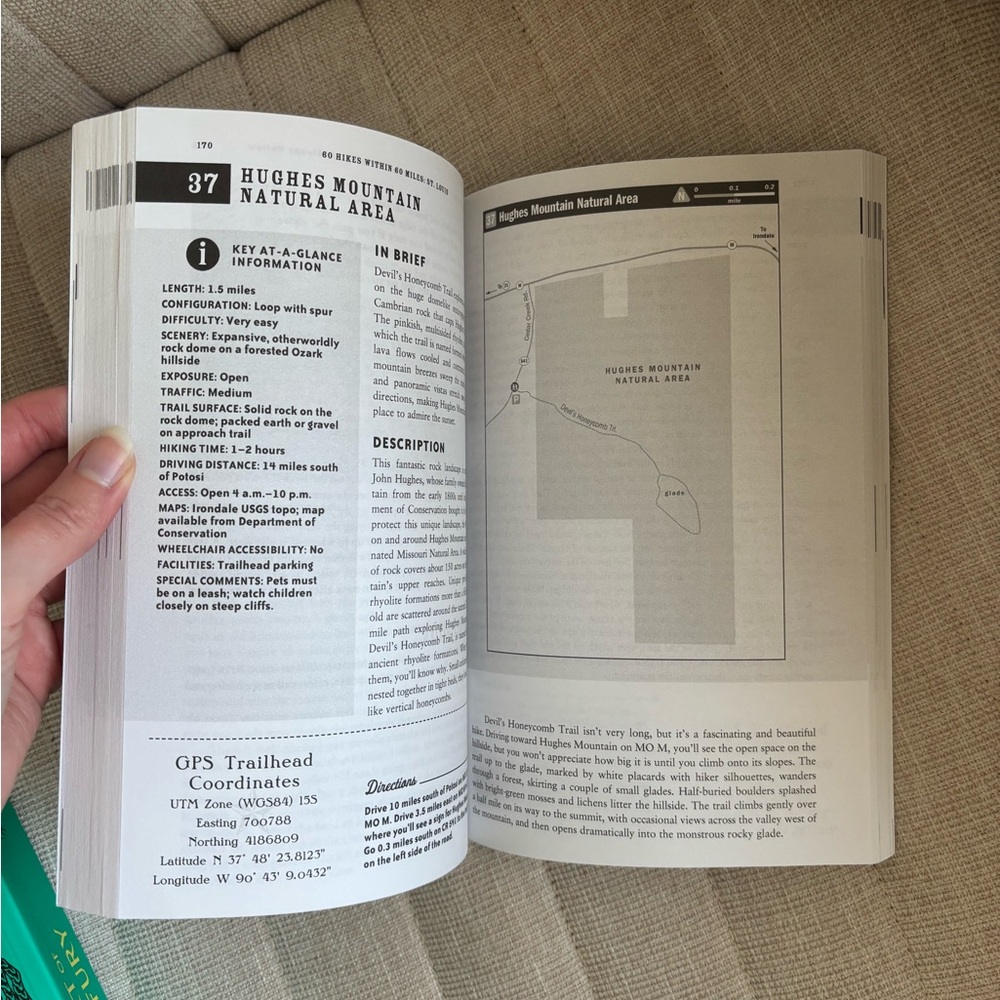 60 Hikes Within 60 Miles: St. Louis Paperback Book Hiking Guide NEW - Picture 3 of 3